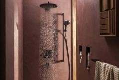 Верхній душ Hansgrohe Raindance Alive S 300мм, 1 режим, чорний матовий Фото - 1