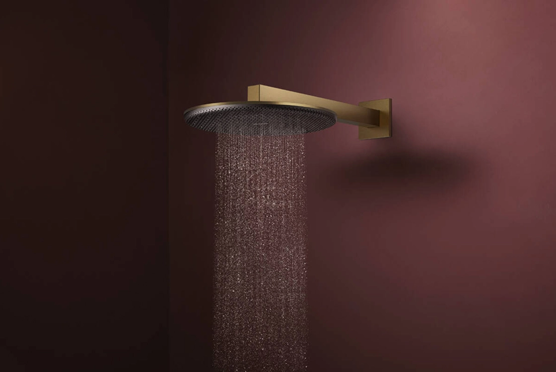 Верхний душ Hansgrohe Raindance Alive S, 2 режима, с держателем, шлифованная бронза Фото - 2