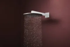 Верхний душ Hansgrohe Raindance Alive S 300мм, 2 режима, с держателем, белый матовый Фото - 1