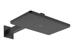 Верхний душ Hansgrohe Raindance Alive Q 210/340мм, 2 режима, с держателем, шлифованный черный хром