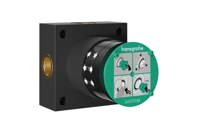 Скрытая часть для подключения верхнего душа Hansgrohe на 2 режима