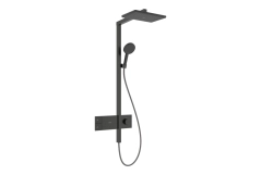 Душова система Hansgrohe Raindance Alive Q   Showerpipe 210/340, 1jet, з термостатом, шліфованний чорний хром