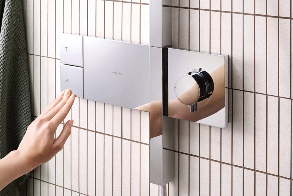 Душевая система Hansgrohe RAINDANCE ALIVE S Showerpipe 300, 1jet, с термостатом, хром Фото - 1