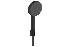 Душевой набор Hansgrohe RAINDANCE ALIVE SELECT S EcoSmart (ручной душ 3режима, шланг, держатель), черный матовый