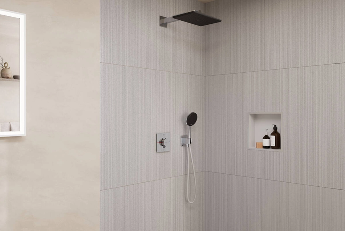 Душевая система Hansgrohe Raindance Alive Q 210/340 1jet, 24620000 хром Фото - 1