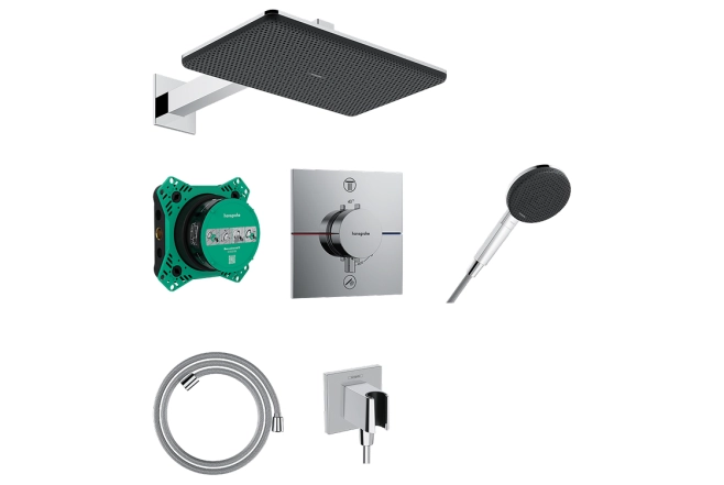 Душевая система Hansgrohe Raindance Alive Q 210/340 1jet, 24620000 хром