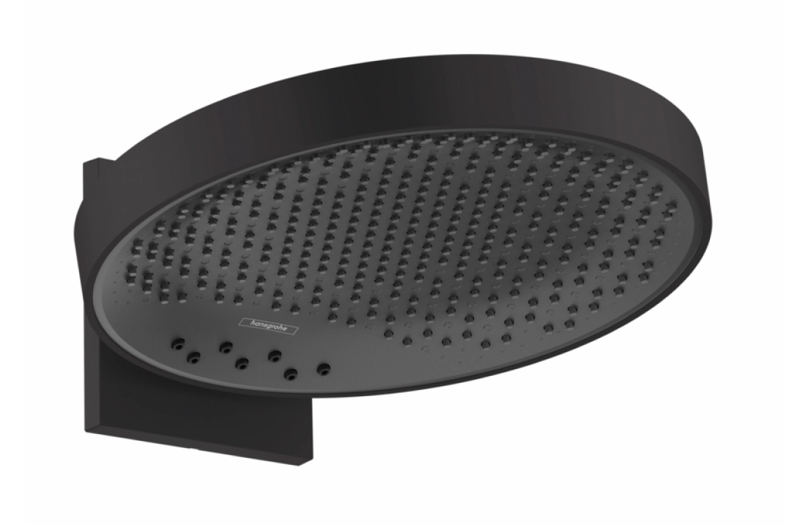 Верхній душ Hansgrohe Rainfinity 360 3jet з настiнним тримачем, матовий чорний