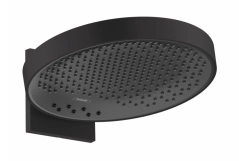 Верхній душ Hansgrohe Rainfinity 360 3jet з настiнним тримачем, матовий чорний