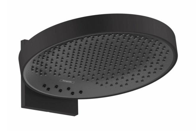 Верхній душ Hansgrohe Rainfinity 360 3jet з настiнним тримачем, матовий чорний