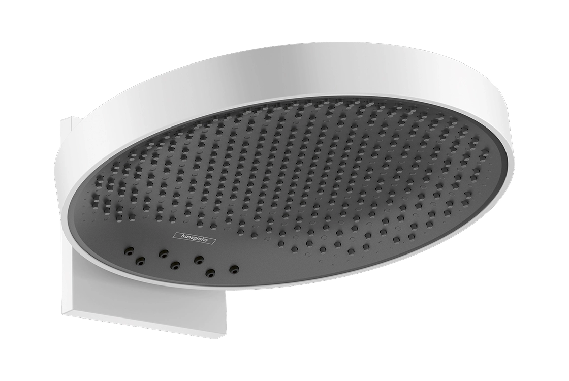 Верхний душ Hansgrohe Rainfinity 360 3jet с настенным держателем, матовый белый
