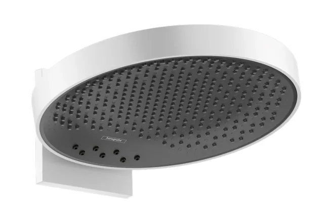 Верхний душ Hansgrohe Rainfinity 360 3jet с настенным держателем, матовый белый