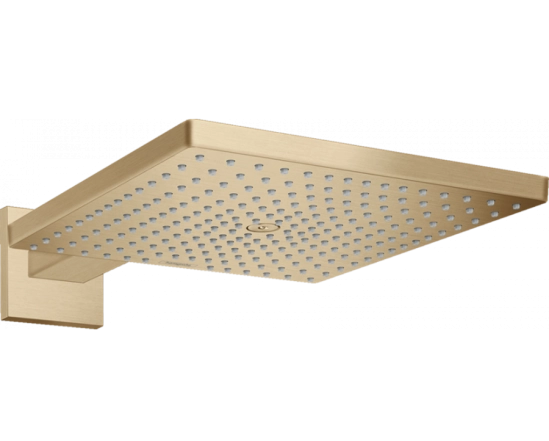 Верхний душ Hansgrohe Raindance E 300 Air, 1jet, с держателем 390 мм, шлифованная бронза