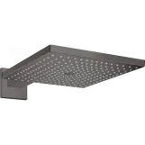 Верхний душ Hansgrohe Raindance E 300 Air 1jet, с держателем 390 мм, шлифованный черный хром