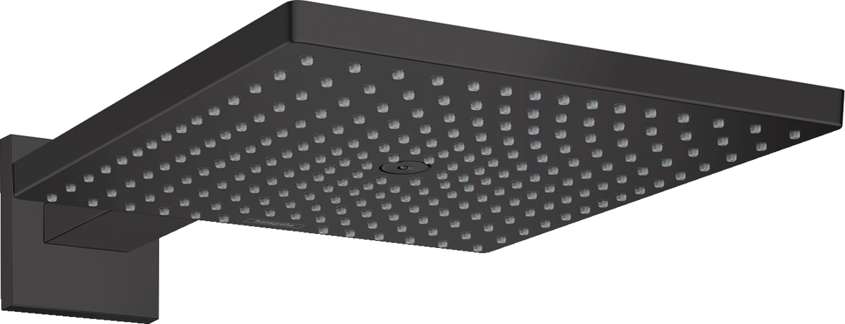 Верхній душ Hansgrohe Raindance E 300 1jet з тримачем, чорний матовий