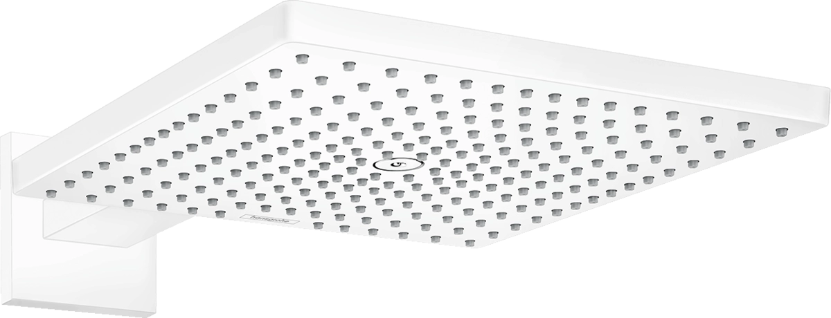 Верхний душ Hansgrohe Raindance E 300 1jet с держателем, матовый белый