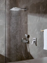 Верхний душ Hansgrohe Raindance E 300 1jet с держателем, матовый белый Фото - 1