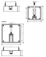 Скрытая часть для монтажа верхнего душа Hansgrohe Raindance E 400 x 400 мм Air 1jet Фото - 1