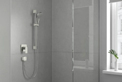 Душевая система Hansgrohe VERNIS BLEND Vario EcoSmart, с душевой штангой Crometta 65см, хром Фото - 2