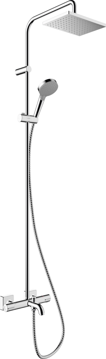 Душова  система Hansgrohe VERNIS SHAPE Showerpipe 230 з термостатом для ванни