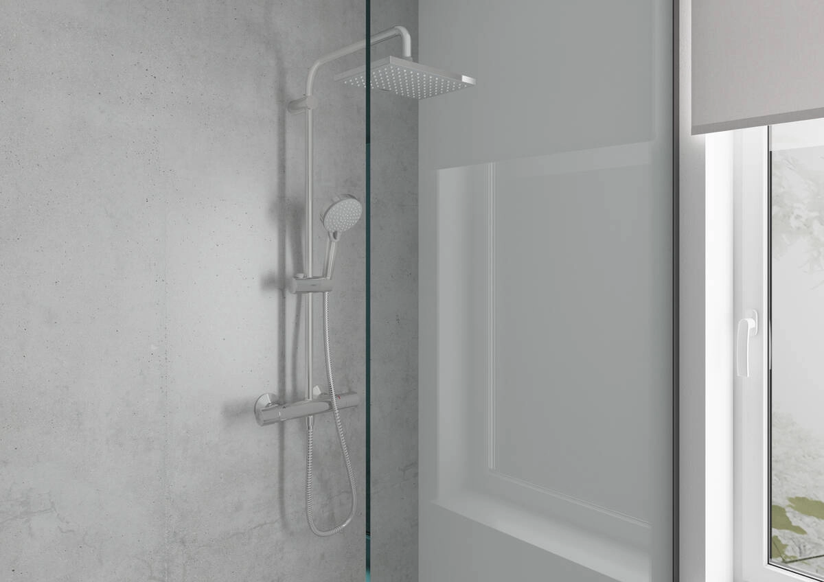 Душова  система Hansgrohe VERNIS SHAPE Showerpipe 230 з термостатом, 1jet Фото - 1