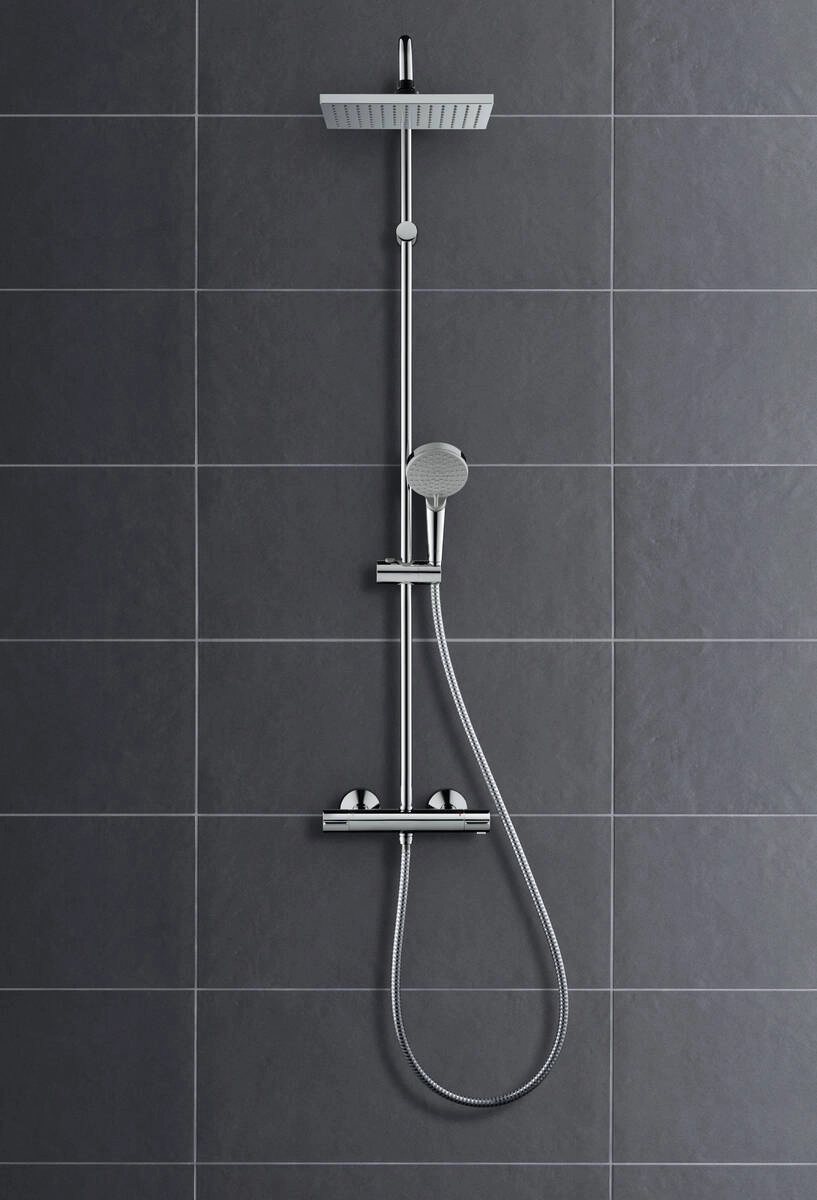 Душова  система Hansgrohe VERNIS SHAPE Showerpipe 230 з термостатом, 1jet Фото - 2
