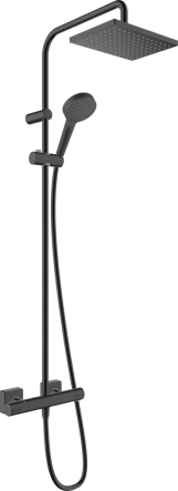 Душова  система Hansgrohe VERNIS  SHAPE  Showerpipe 230 з термостатом, 1jet,  чорний матовий