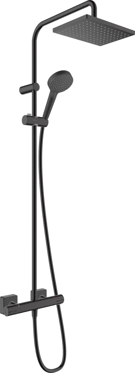 Душова  система Hansgrohe VERNIS  SHAPE  Showerpipe 230 з термостатом, 1jet,  чорний матовий