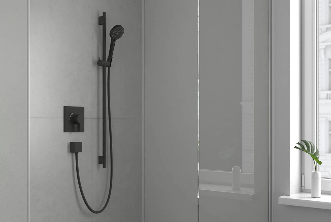 Ручной душ Hansgrohe VERNIS BLEND Vario, 2 режима, Eco Smart, черный матовый Фото - 2