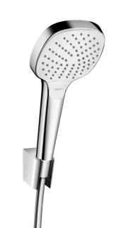 Душовий набір Hansgrohe Croma Select E з тримачем і душовим шлангом 26425400 білий/хром