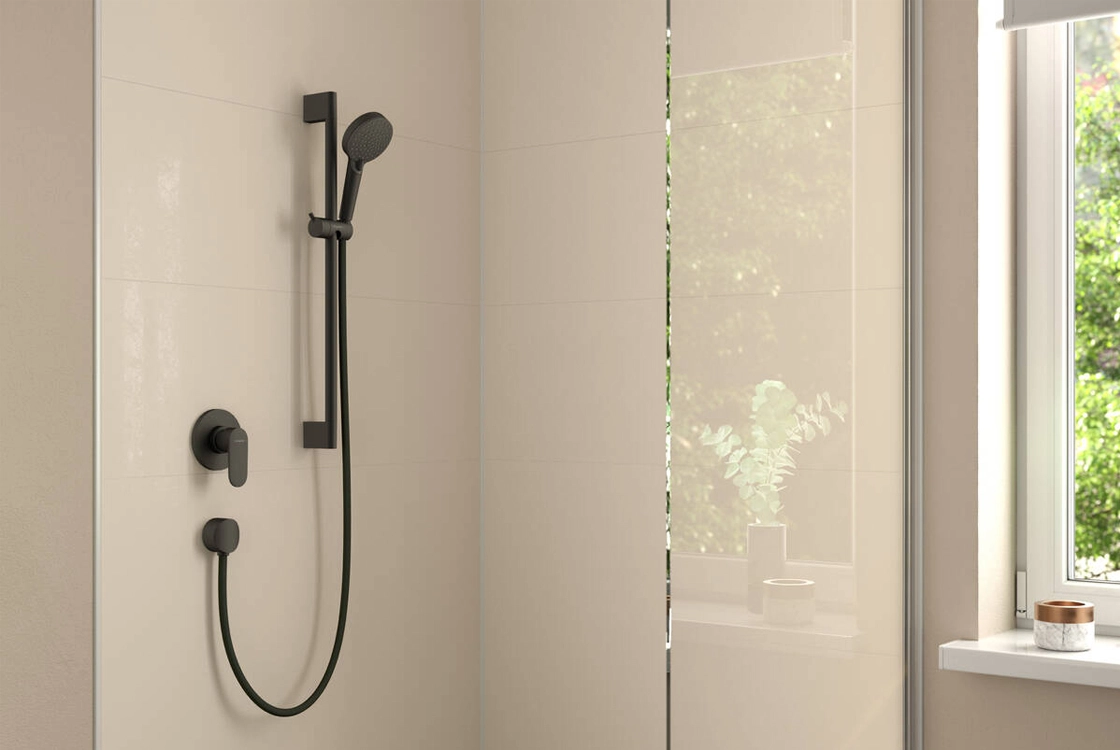 Шланговое соединение Hansgrohe FIXFIT, черный матовый Фото - 2