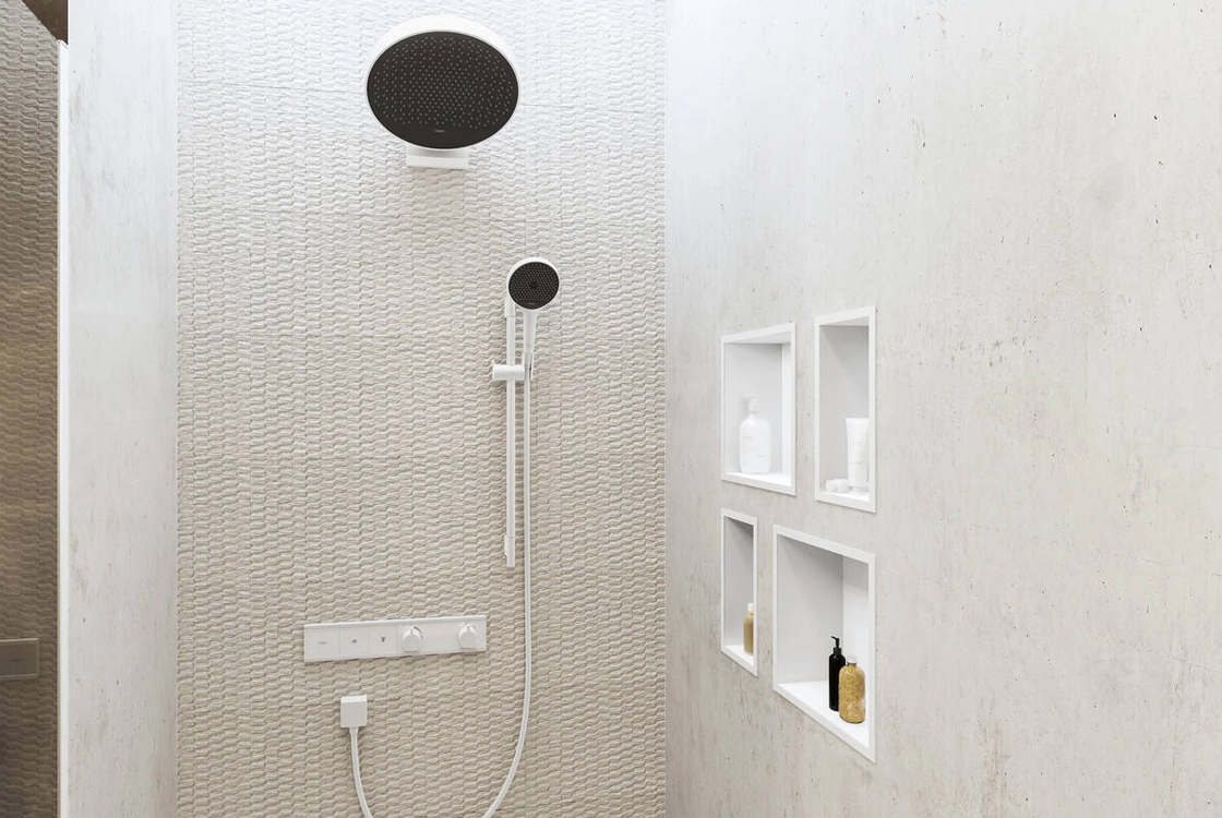 Шлангове під`єднання Hansgrohe Fixfit Square з клапаном зворотньго току, матовий бiлий Фото - 1