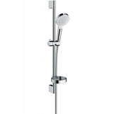 Душевий набір Hansgrohe Crometta Vario 0,65 м, з мильницею Casetta, білий/хром