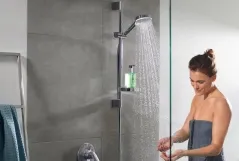 Душевой набор Hansgrohe Crometta Vario 0,65 м, с мыльницей Casetta, белый/хром Фото - 1