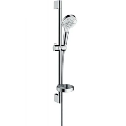 Душевий набір Hansgrohe Crometta Vario 0,65 м, з мильницею Casetta, білий/хром