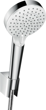 Душовий набір Hansgrohe з портером Crometta Vario,1.25 m, бiлий/хром