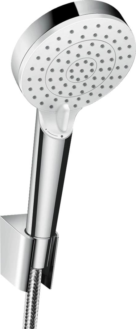 Душевой набор Hansgrohe с портером Crometta Vario,1.25 m, белый/хром