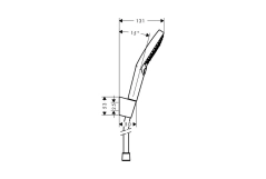 Душевой набор Hansgrohe Raindance Select S 120 Porter  Фото - 1