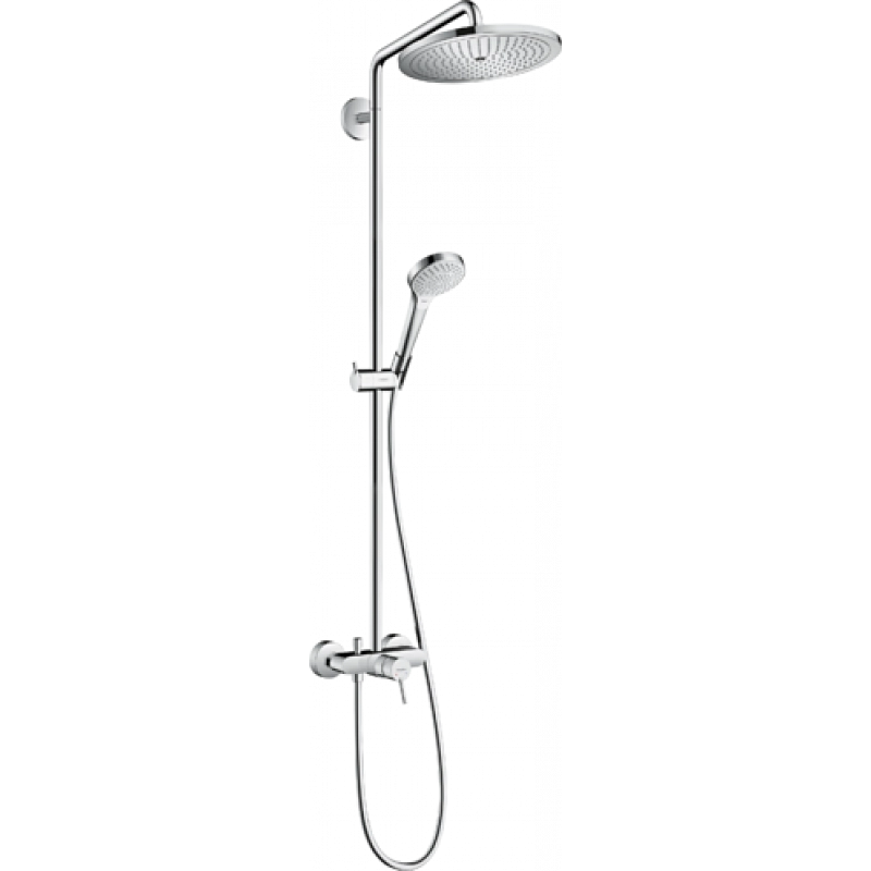 Душевая система Hansgrohe Croma Select S 280 1jet Showerpipe со смесителем, хром (26791000)