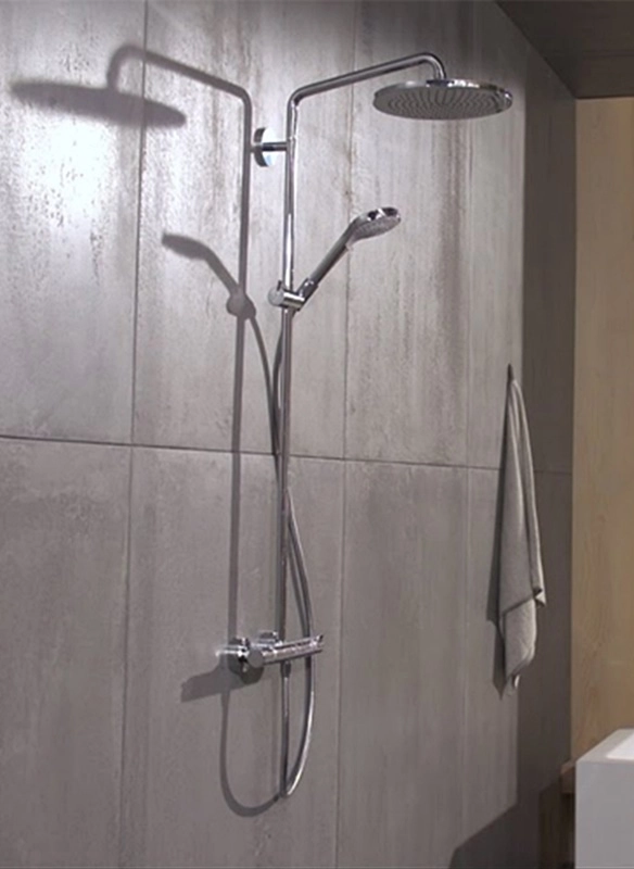 Душевая система Hansgrohe Croma Select S 280 1jet Showerpipe со смесителем, хром (26791000) Фото - 2