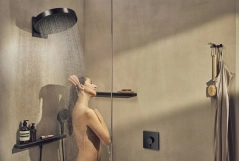Ручний душ Hansgrohe Rainfinity 3jet, матовий чорний Фото - 1