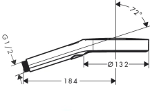 Ручний душ Hansgrohe Rainfinity 3jet, матовий чорний Фото - 2