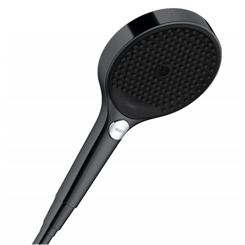 Ручний душ Hansgrohe Rainfinity, 3jet, EcoSmart, колір чорний матовий