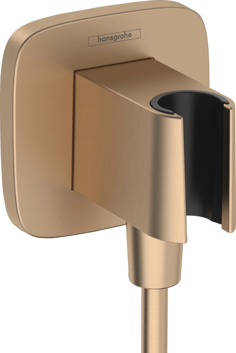 Тримач для душу Hansgrohe FIXFIT Porter E, шліфованна бронза