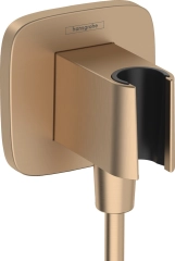 Тримач для душу Hansgrohe FIXFIT Porter E, шліфованна бронза