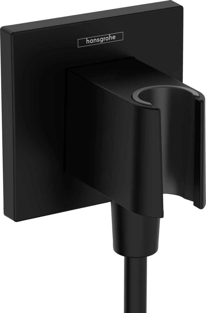 Тримач для душу Hansgrohe FIXFIT Porter Square, чорный матовий