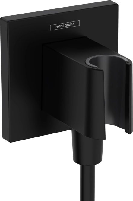 Тримач для душу Hansgrohe FIXFIT Porter Square, чорный матовий