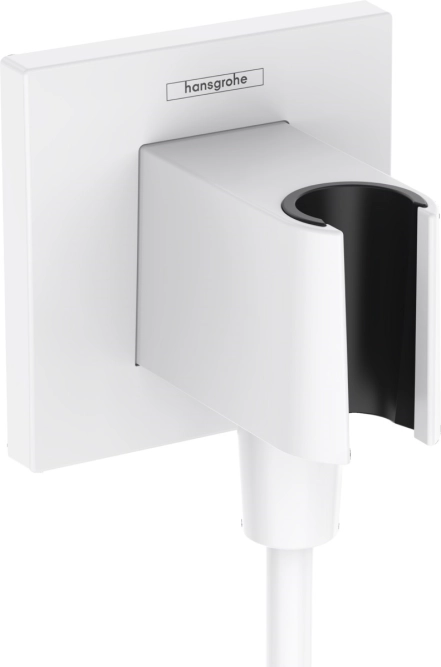 Тримач для душу Hansgrohe FIXFIT Porter Square, білий матовий