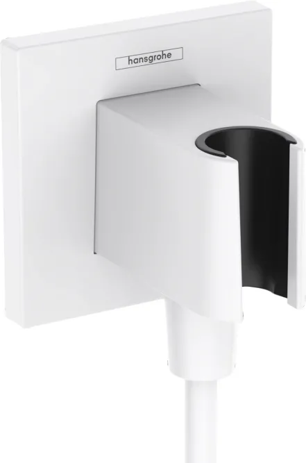 Тримач для душу Hansgrohe FIXFIT Porter Square, білий матовий