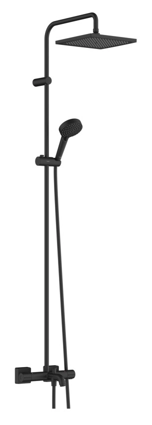 Душова  система Hansgrohe VERNIS SHAPE Showerpipe 240 з термостатом для ванни, 1jet,  чорний матовий