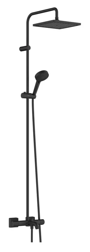 Душевая система Hansgrohe VERNIS SHAPE Showerpipe 240 с термостатом для ванны, 1jet, черный матовый